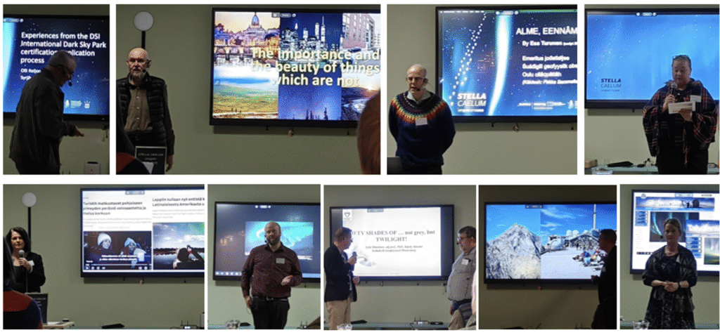 Day sessions presentations during the Stella Caelum event in Utsjoki.